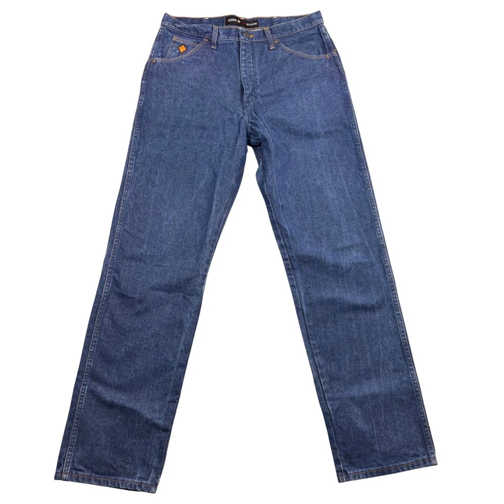 Wrangler FR Flame Resistant Relaxed Fit Jeans Denim Work Pants FR31MWZ 34x34